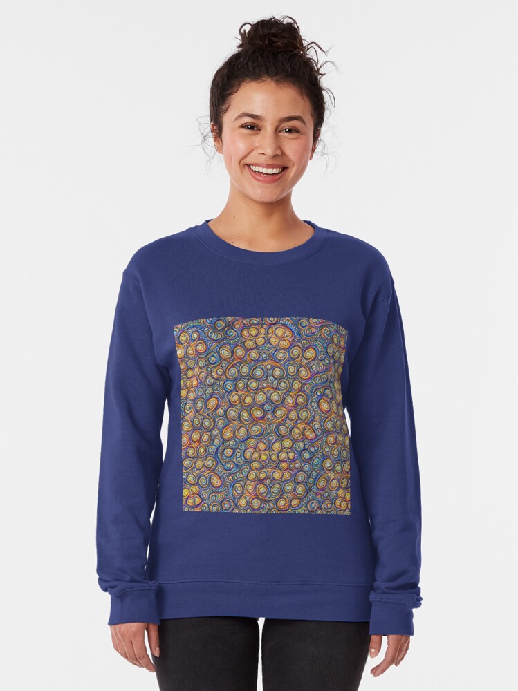 Alternate view of Grapes #DeepDream #Art Pullover Sweatshirt