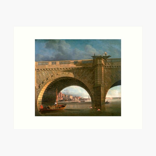 Item preview, Samuel Scott - Arches of Westminster Bridge, circa 1750 designed and sold by Geraldo Garcia.