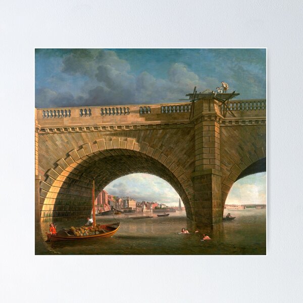 Item preview, Samuel Scott - Arches of Westminster Bridge, circa 1750 designed and sold by Geraldo Garcia.