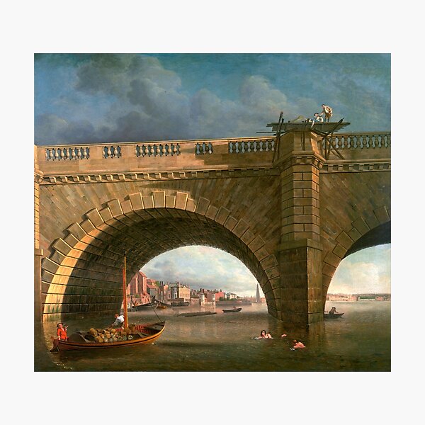 Item preview, Samuel Scott - Arches of Westminster Bridge, circa 1750 designed and sold by Geraldo Garcia.