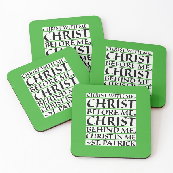 Item preview, Catholic Prayer St. Patrick Christ With Me, Christ Before Me designed and sold by IceCreamMuseum.