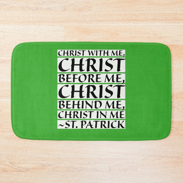 Item preview, Catholic Prayer St. Patrick Christ With Me, Christ Before Me designed and sold by IceCreamMuseum.