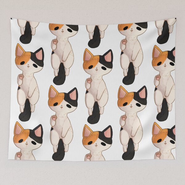 Item preview, Happy toy plushie calico cat designed and sold by Kristoffersson.