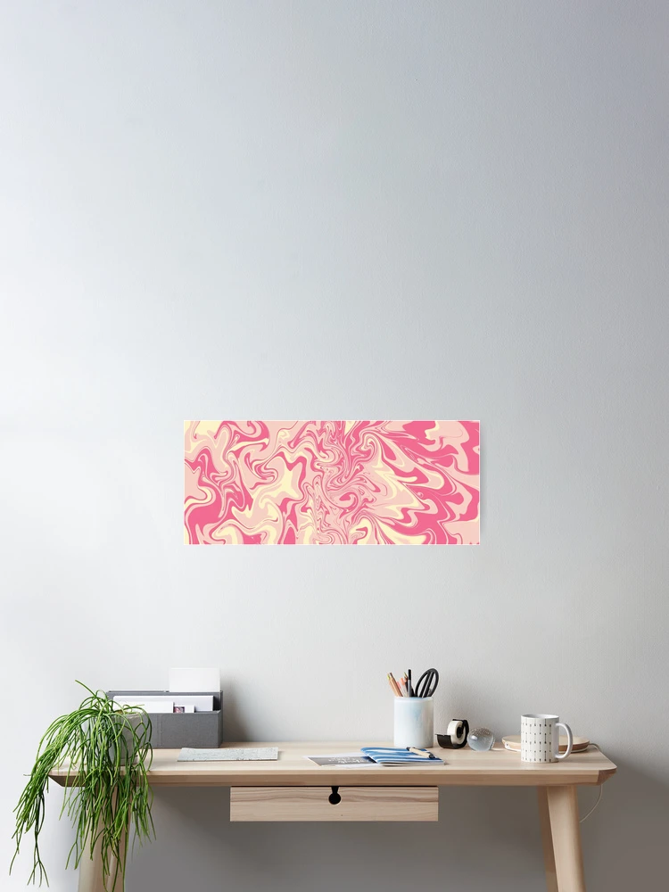 Thumbnail 2 of 3, Poster, Pink Swirly Abstract Pattern designed and sold by Rachellord22.
