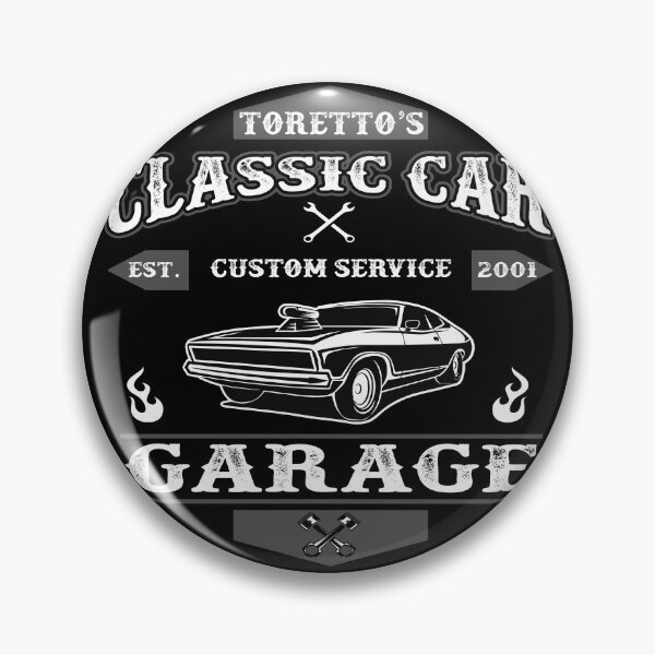 Item preview, Toretto's Classic Car Garage designed and sold by Alema Art.