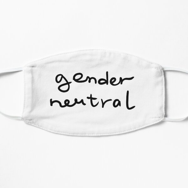Gender Neutral  Flat Mask