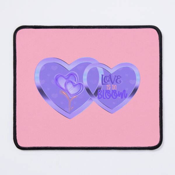 Item preview, Love is in Bloom! (Purple on Peach) designed and sold by PawsitiveMum.