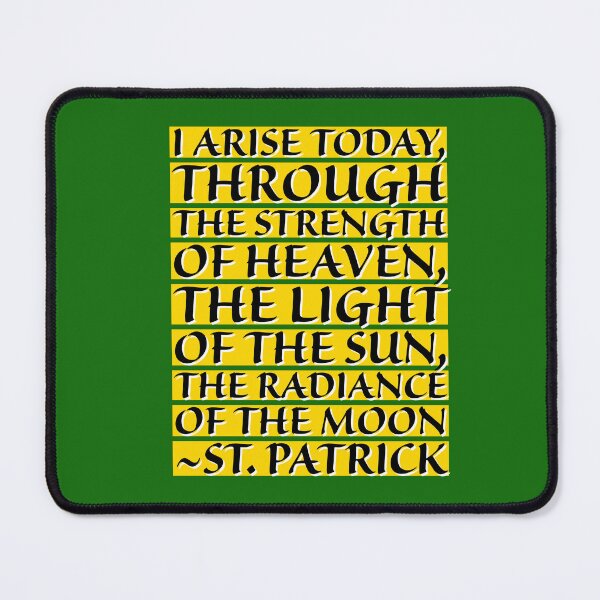 Item preview, Centuries Old Irish St. Patrick Prayer I Arise Today Through the Strength of Heaven designed and sold by IceCreamMuseum.