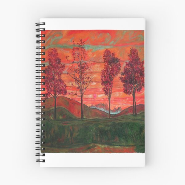Item preview, Egon Schiele Four Trees 1917 designed and sold by Vitage-Art45.