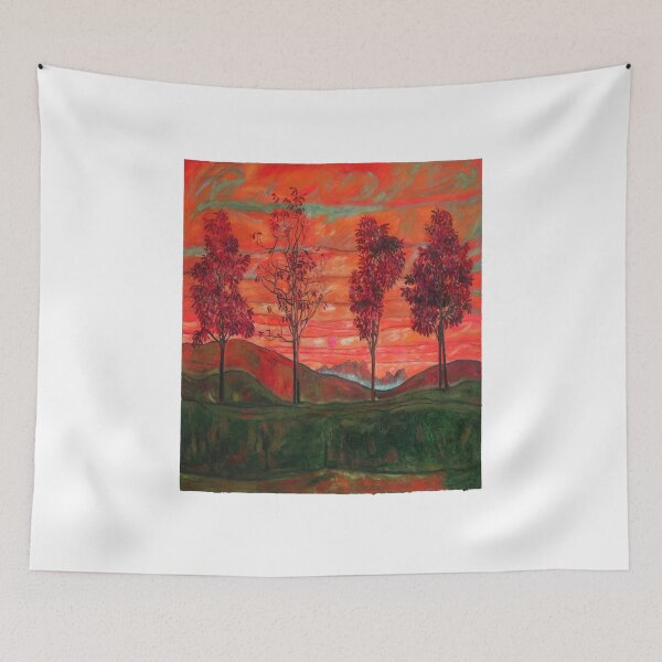 Item preview, Egon Schiele Four Trees 1917 designed and sold by Vitage-Art45.