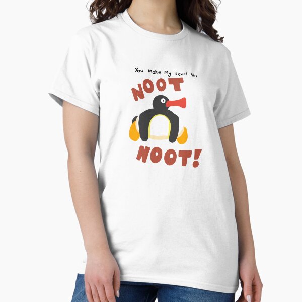 Vista previa del artículo con la obra «San Valentín Pingu Noot Noot», diseñado y vendido por The Celestial  Whovian.