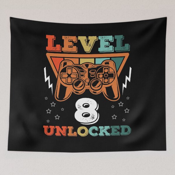 Item preview, 8th Grade or 8th Birthday, Leveling Up Gamer designed and sold by PeachesMommy.