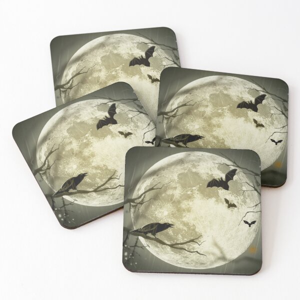 Item preview, Full Glowing Moon Full Moon - Halloween moon glow designed and sold by Tuesday Robbins.