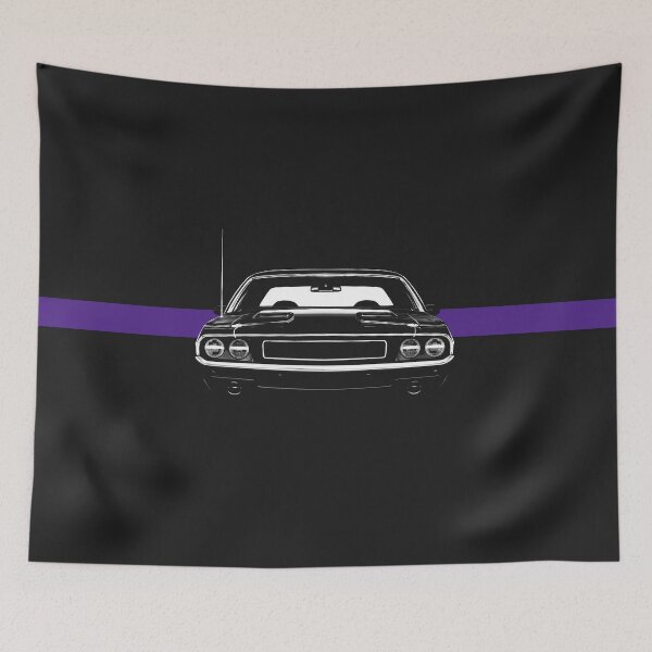 Item preview, 1970s American Muscle Car - With Purple Stripe designed and sold by ApexFibers.