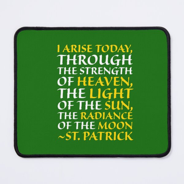 Item preview, Irish St. Patrick's Lorica Prayer I Arise Today Through the Strength of Heaven designed and sold by IceCreamMuseum.