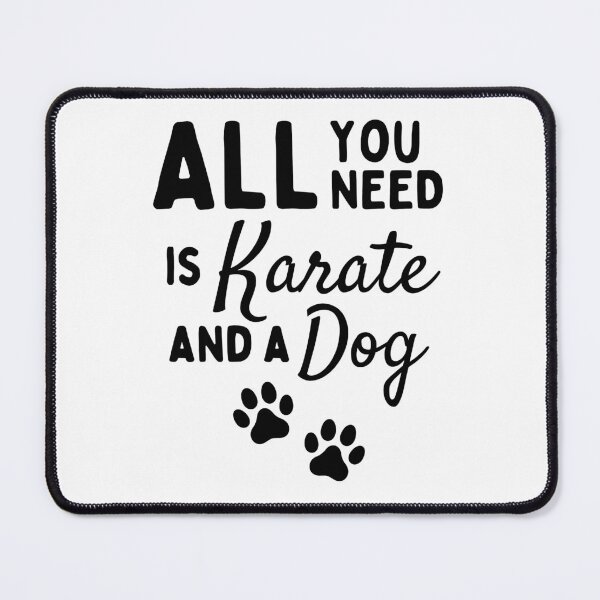 Item preview, All you need is karate and a dog designed and sold by TheGreenGoat.