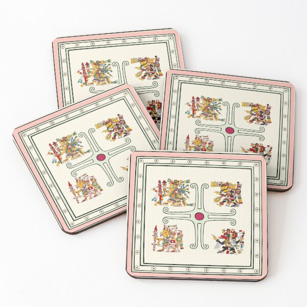 Item preview, Four Square Aztec Life Generators designed and sold by kernowerno.