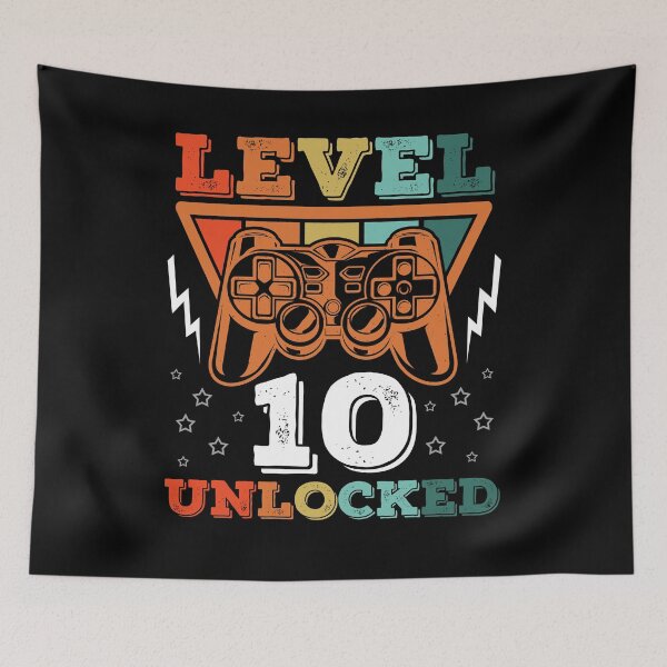 Item preview, 10th Grade or 10th Birthday, Leveling Up Gamer designed and sold by PeachesMommy.