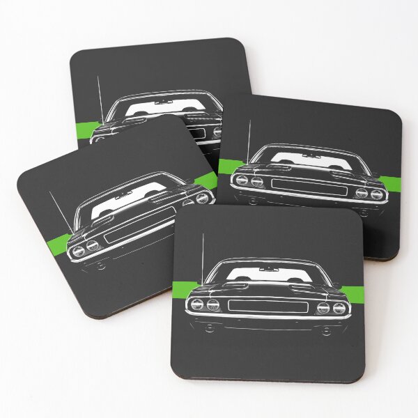 Item preview, 1970s American Muscle Car - With Green Stripe designed and sold by ApexFibers.