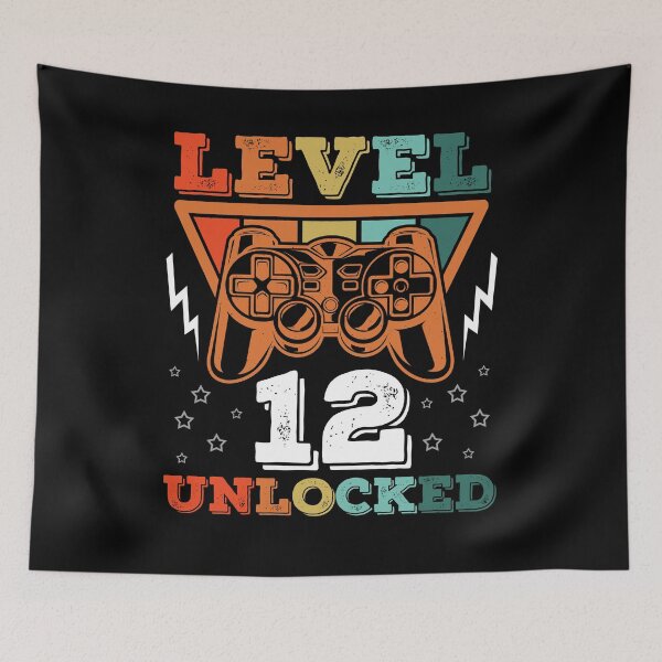 Item preview, 12th Grade or 12th Birthday, Leveling Up Gamer designed and sold by PeachesMommy.