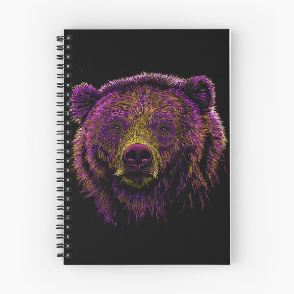 Item preview, Colorful abstract neon bear designed and sold by Bcolors.