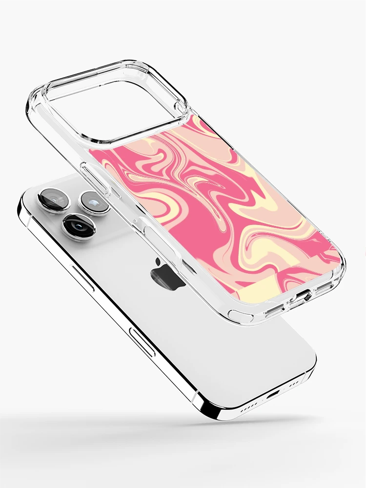 Thumbnail 2 of 5, iPhone Case, Pink Swirly Abstract Pattern designed and sold by Rachellord22.