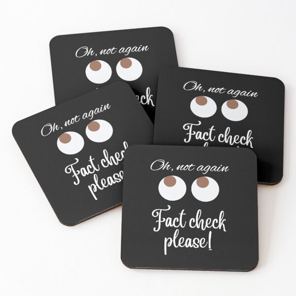 Item preview, Funny Fact Checking Design designed and sold by LinniDesigns.