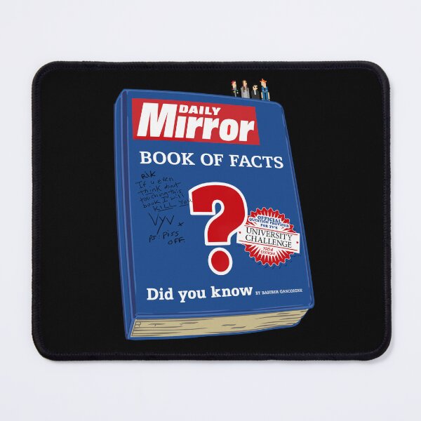 Item preview, Daily Mirror Book of Facts (as used by Vyvyan on University Challenge!) - BAMBI - The Young Ones Inspired designed and sold by RetroTeeStudio.