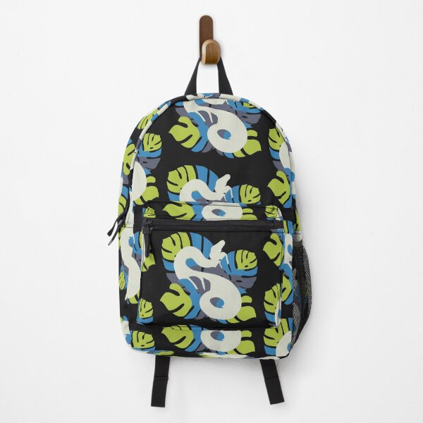 Item preview, Snake in Along the Coast Colour Monstera Leaves designed and sold by Nerdynoods.