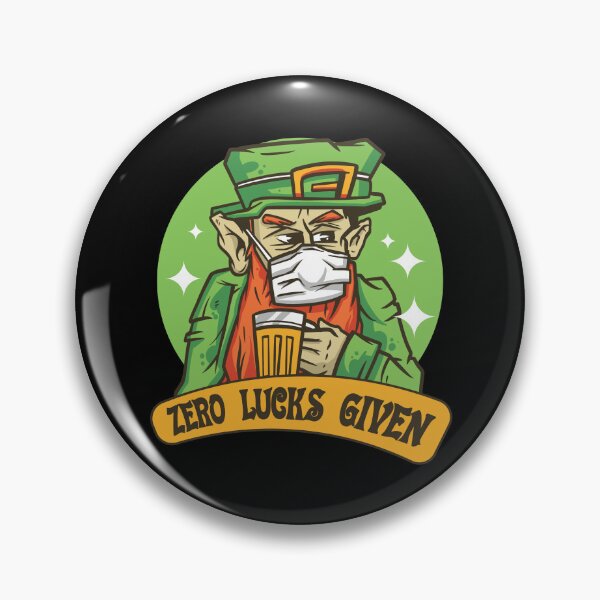 Item preview, Zero Lucks Given Leprechaun Face Mask St Patrick's Day designed and sold by Amazing Designs.