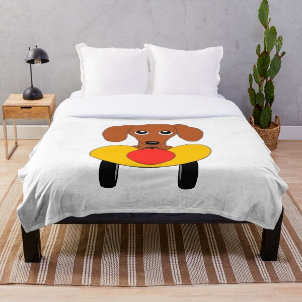 Item preview, Funny Weenie Dog Driving A Hotdog Car designed and sold by SouthernDesigns.