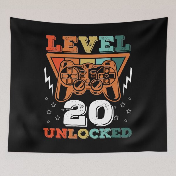 Item preview, 20th Birthday Leveling Up Gamer designed and sold by PeachesMommy.