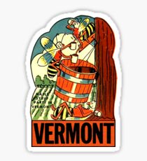 Vermont Maple Syrup Party Vintage Travel Decal Sticker