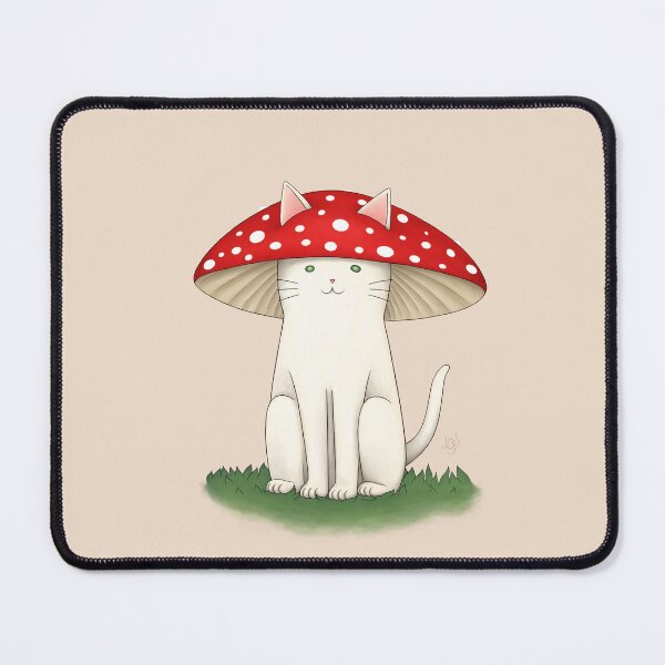 Item preview, Mushroom-Cat designed and sold by anaflorapdc.