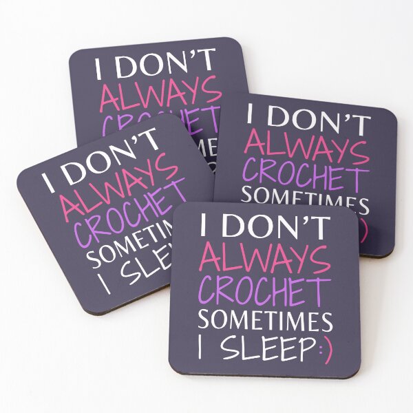 Item preview, Crochet Funny Quote Crafts Handmade Quote Crocheting Sayings designed and sold by sillyquestions.