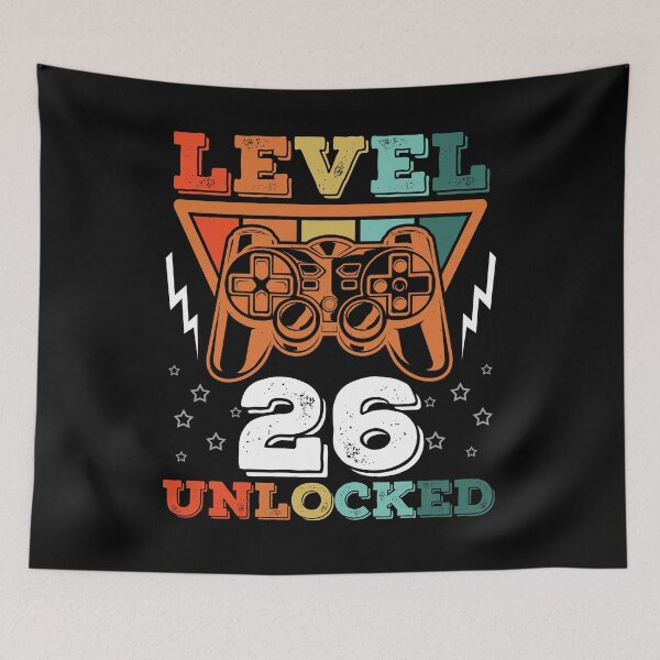 Item preview, 26th Birthday Leveling Up Gamer designed and sold by PeachesMommy.