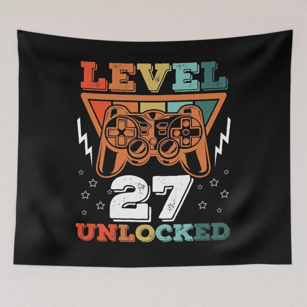 Item preview, 27th Birthday Leveling Up Gamer designed and sold by PeachesMommy.