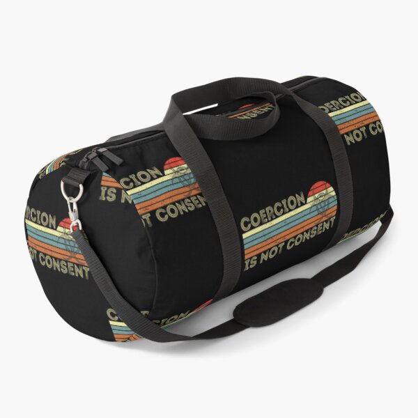 Item preview, Coercion is not consent, Retro Sunset Biohazard Design designed and sold by Auntieck.