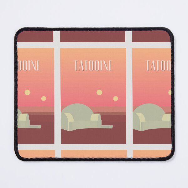 Vista previa del artículo con la obra «Art Deco Tatooine Póster», diseñado y vendido por sheselectric808.