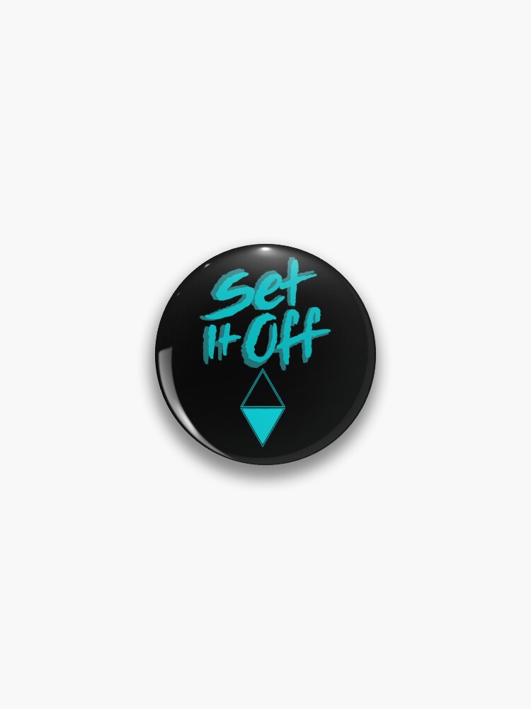 Set it off band BLACK and BLUE Pin for Sale by C.l S