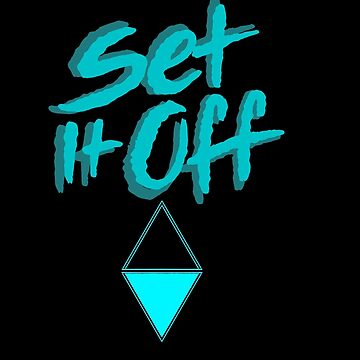 Set it off band BLACK and BLUE Pin for Sale by C.l S