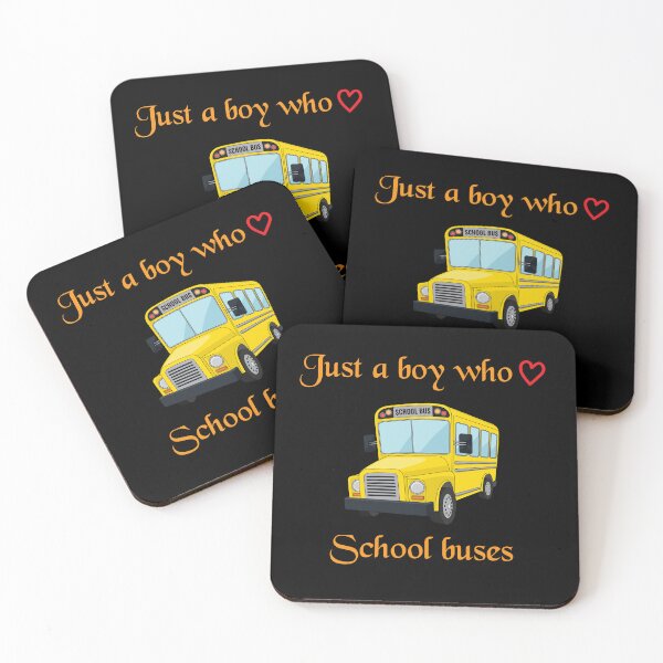 Item preview, Just A Boy Who Loves School Buses designed and sold by nikolaj1301.