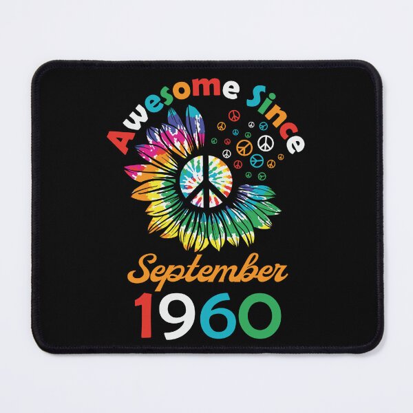 Item preview, Funny Birthday Quote, Awesome Since September 1960, Retro Birthday designed and sold by Estrytee.