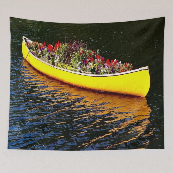 Item preview, Golden Garden Canoe designed and sold by Angela Fazio.