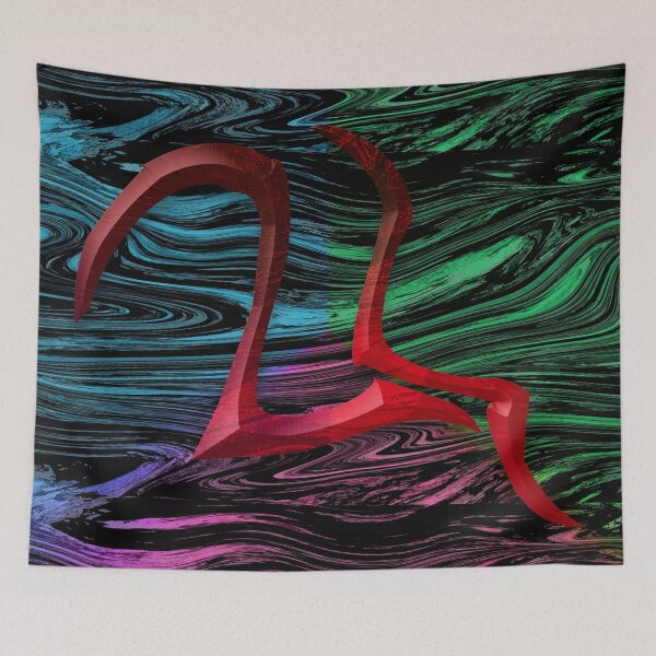 Item preview, UNFORGETTABLE KISS OF VALENTINE'S DAY - MODERN AND ABSTRACT  KISS CALLIGRAPHY ART. designed and sold by Ralek.