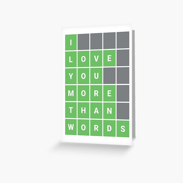 Item preview, I Love You More Than Words designed and sold by javvie.