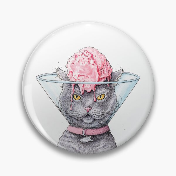 Artikelvorschau, Katze in einer Eistüte der Schande entworfen und verkauft von Bewilderbeestly.