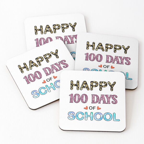 Item preview, Happy 100 Days of School  I 100 Days of School Teachers designed and sold by younghopes.