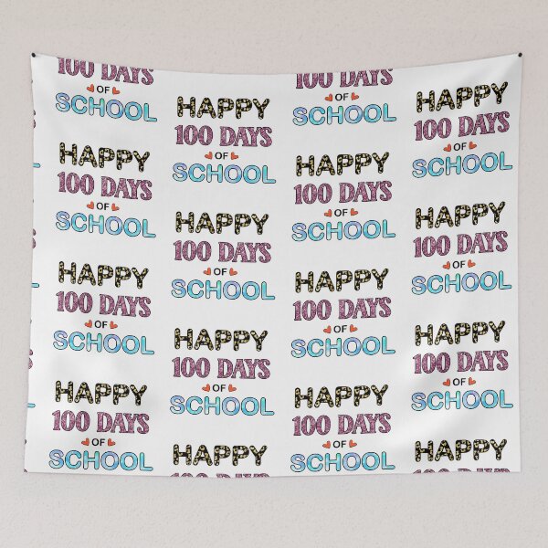 Item preview, Happy 100 Days of School  I 100 Days of School Teachers designed and sold by younghopes.