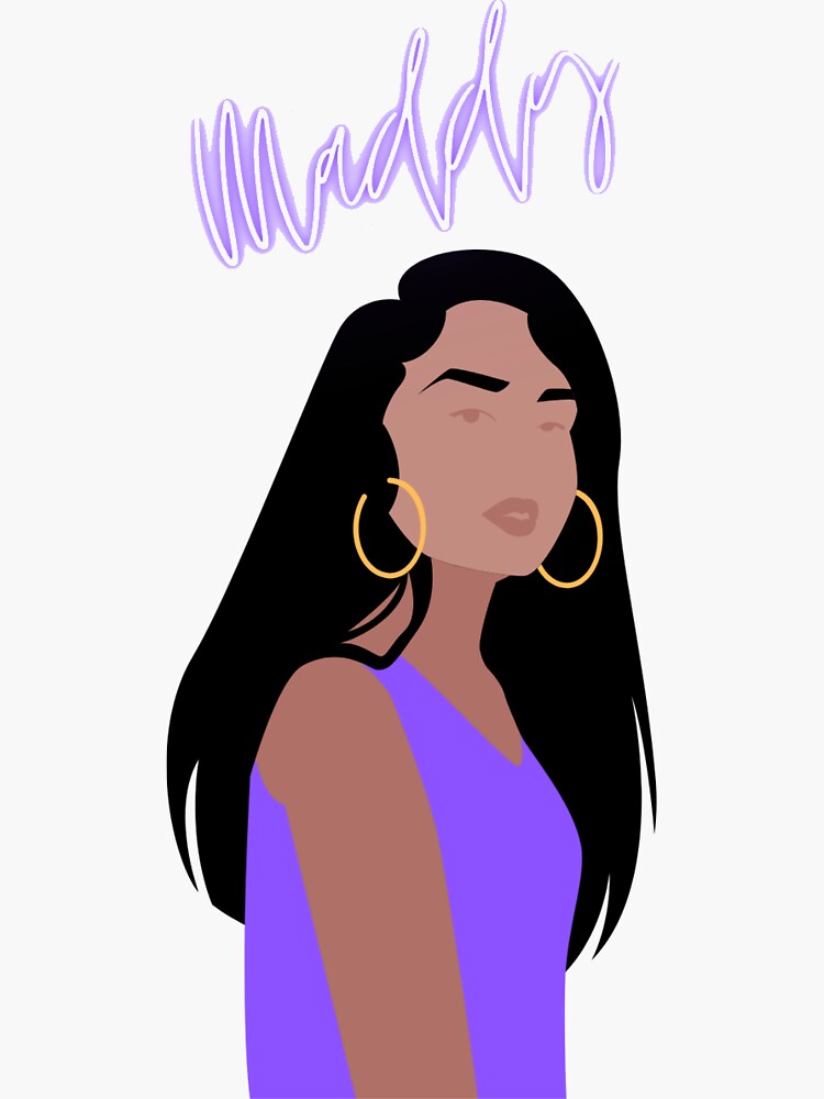 Maddy Perez Illustration Sticker By Julietasaf Redbubble 